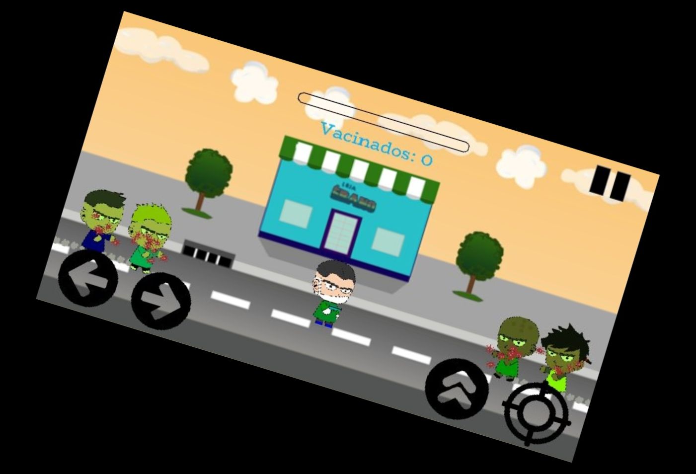 Zeit für die Impfung: Lustiges Spiel