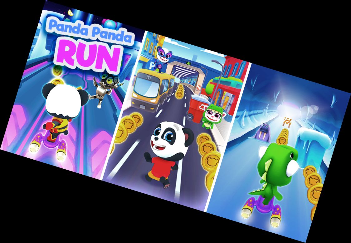 Panda Panda Läufer Spiel