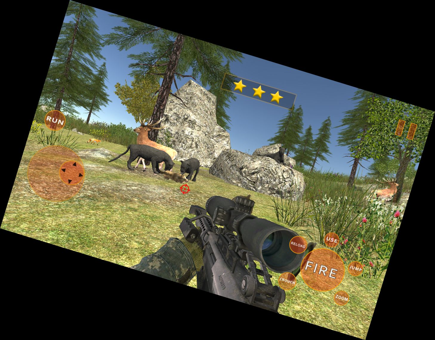 Wildes Panthera-Jäger Überleben