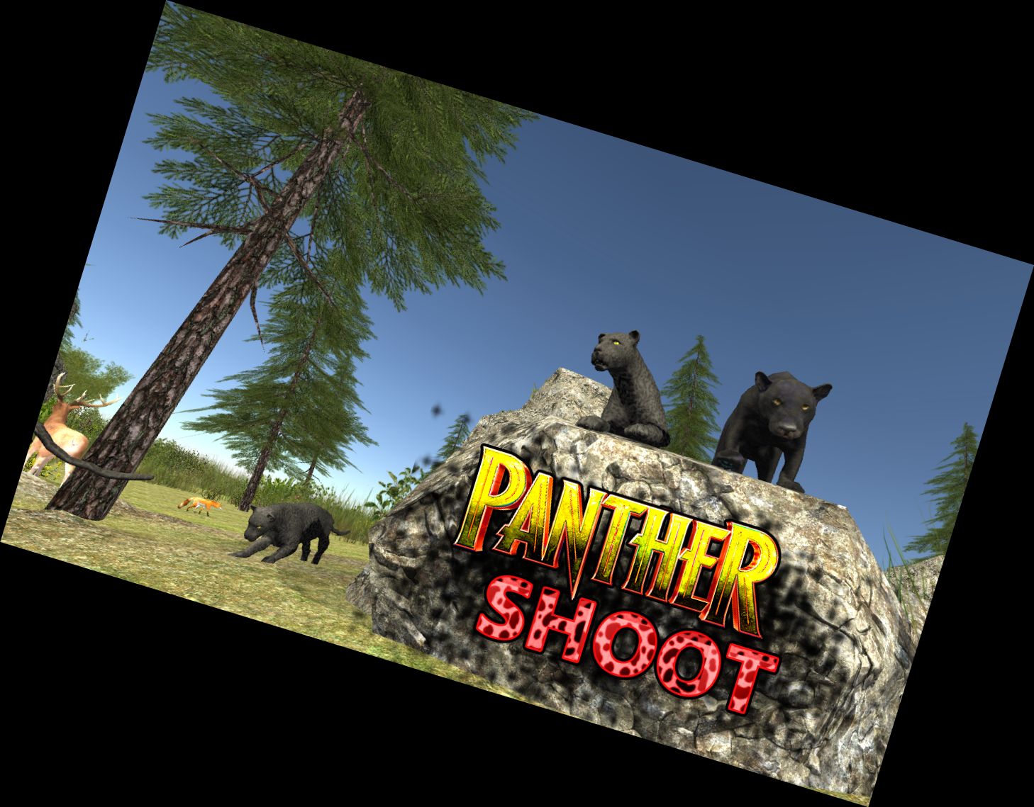 Wildes Panthera-Jäger Überleben