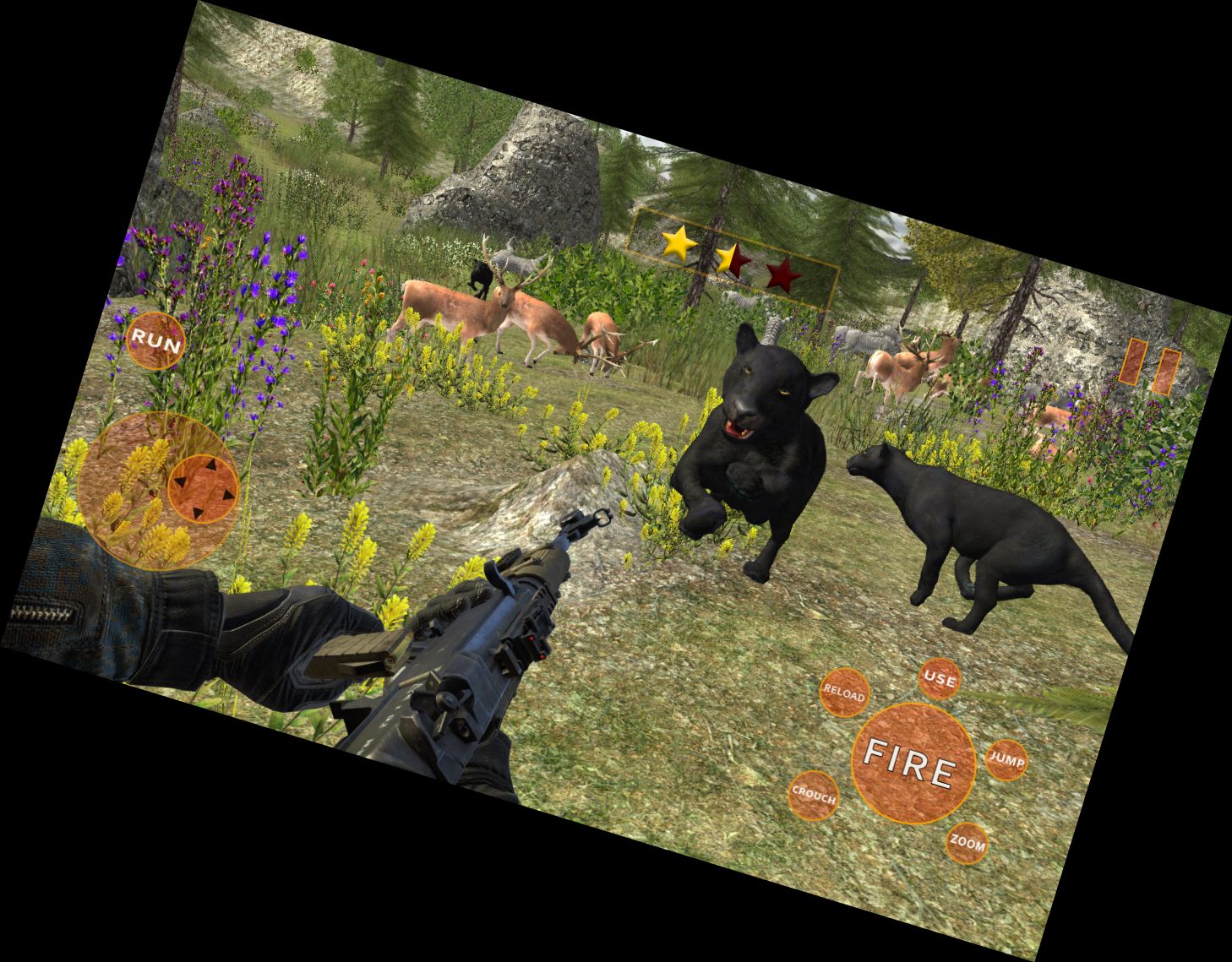 Wildes Panthera-Jäger Überleben