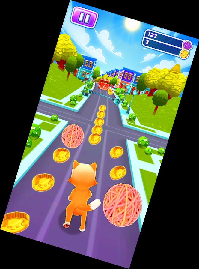 Corre Gato: Juego de Carrera