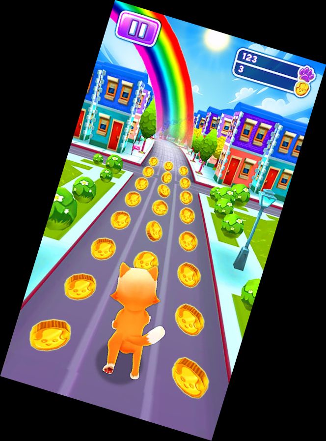 Corre Gato: Juego de Carrera