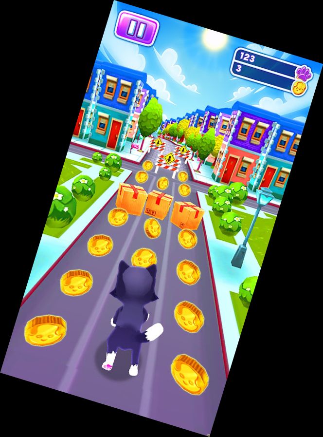 Corre Gato: Juego de Carrera