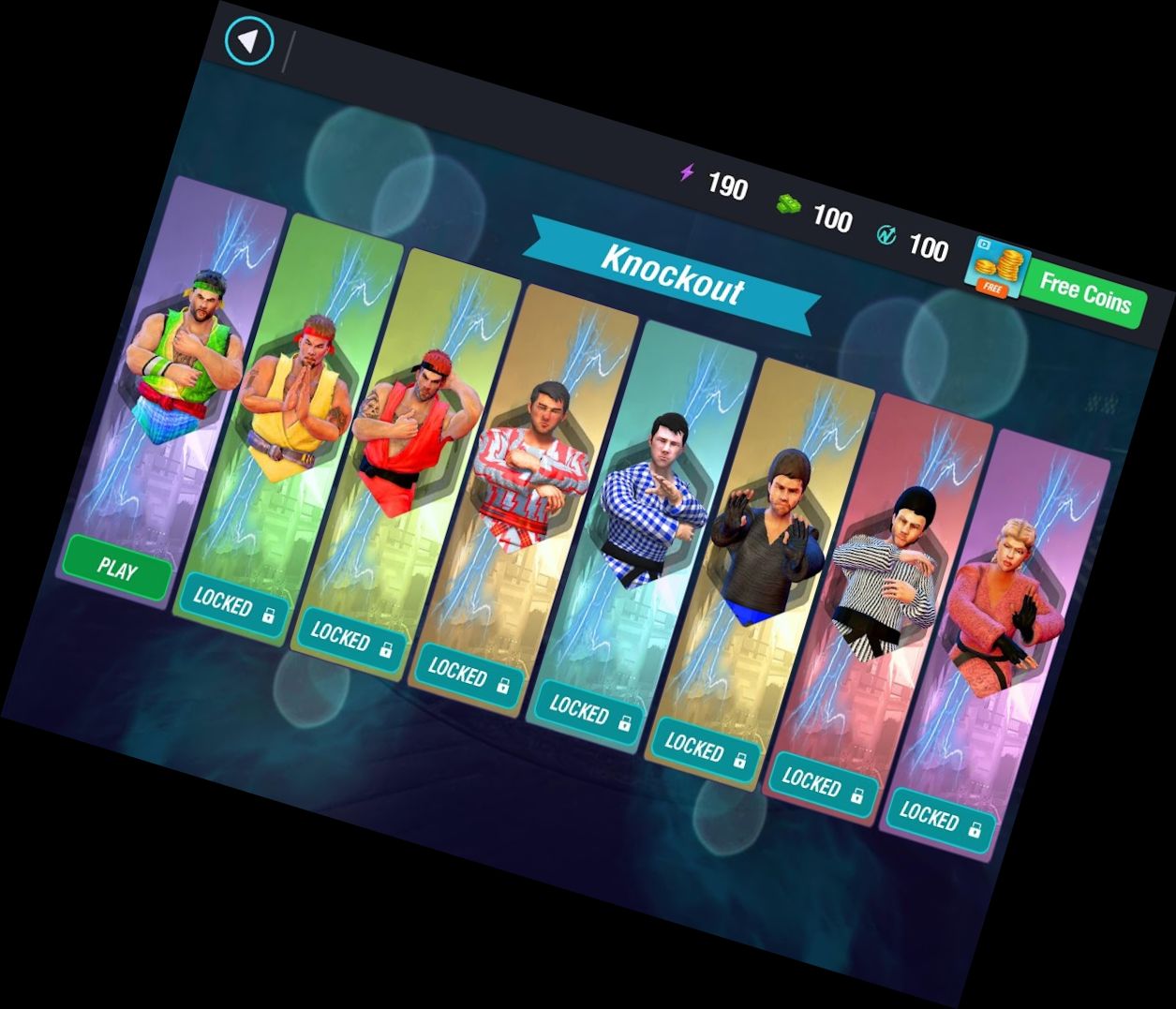 Karate-König Finale Kampf Spiel