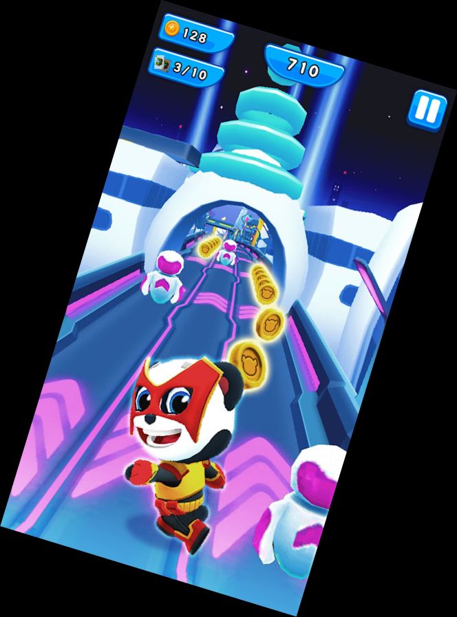 Panda Panda Läufer Spiel