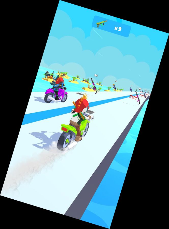 Стрільба на мотоциклах: Люті