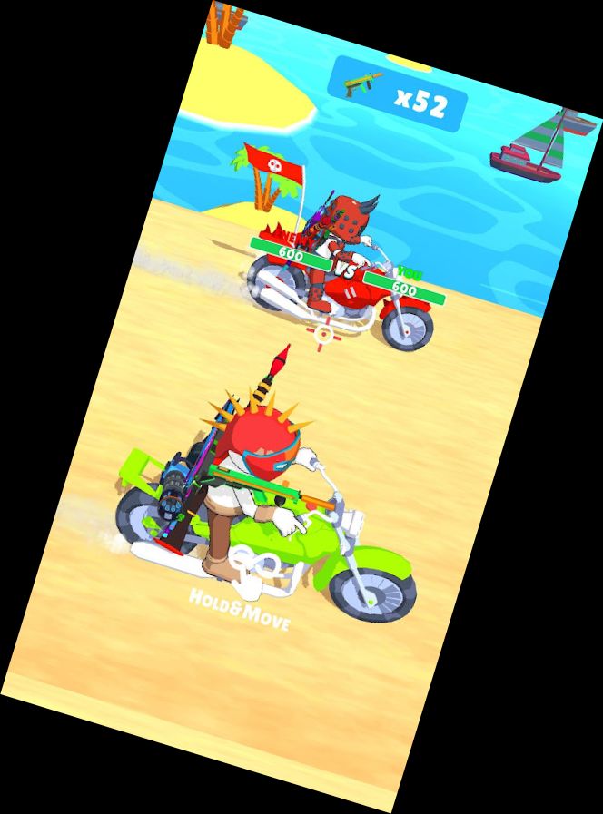 Rennräder schießen: Fury Raider