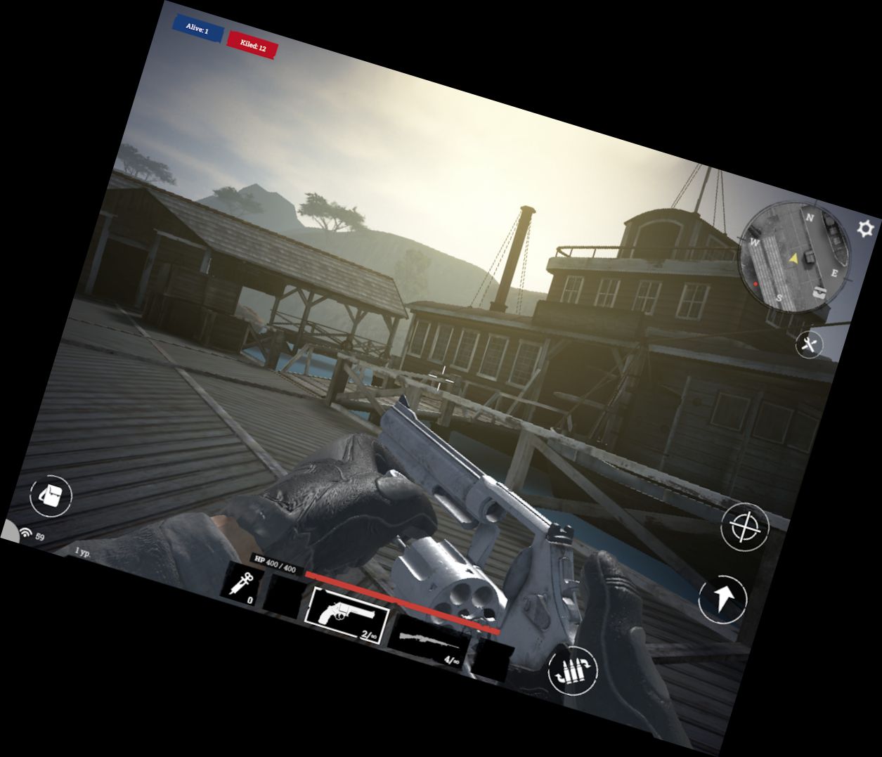 Wild West Überleben: Zombieschütze. Ego-Shooter