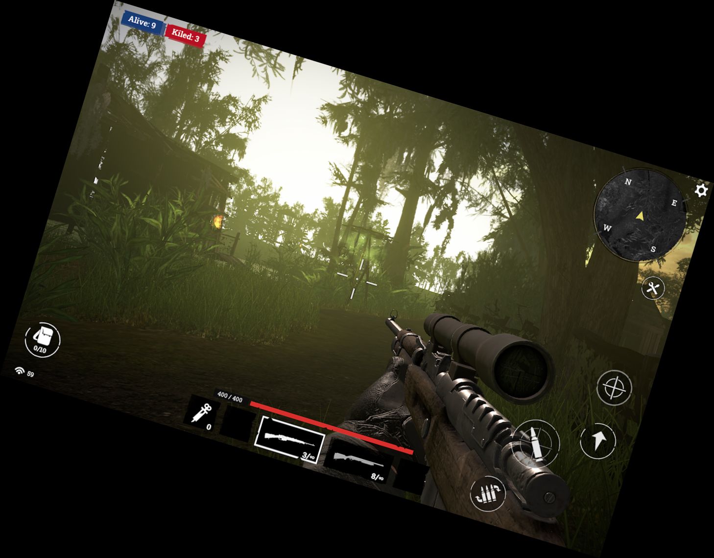 Wild West Überleben: Zombieschütze. Ego-Shooter