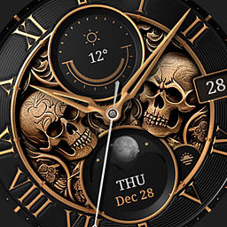 S4U Mystique - Gold watch face