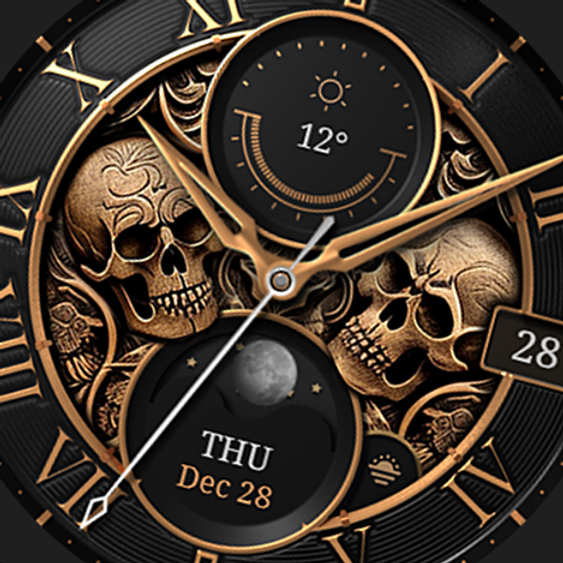 S4U Mystique - Gold watch face