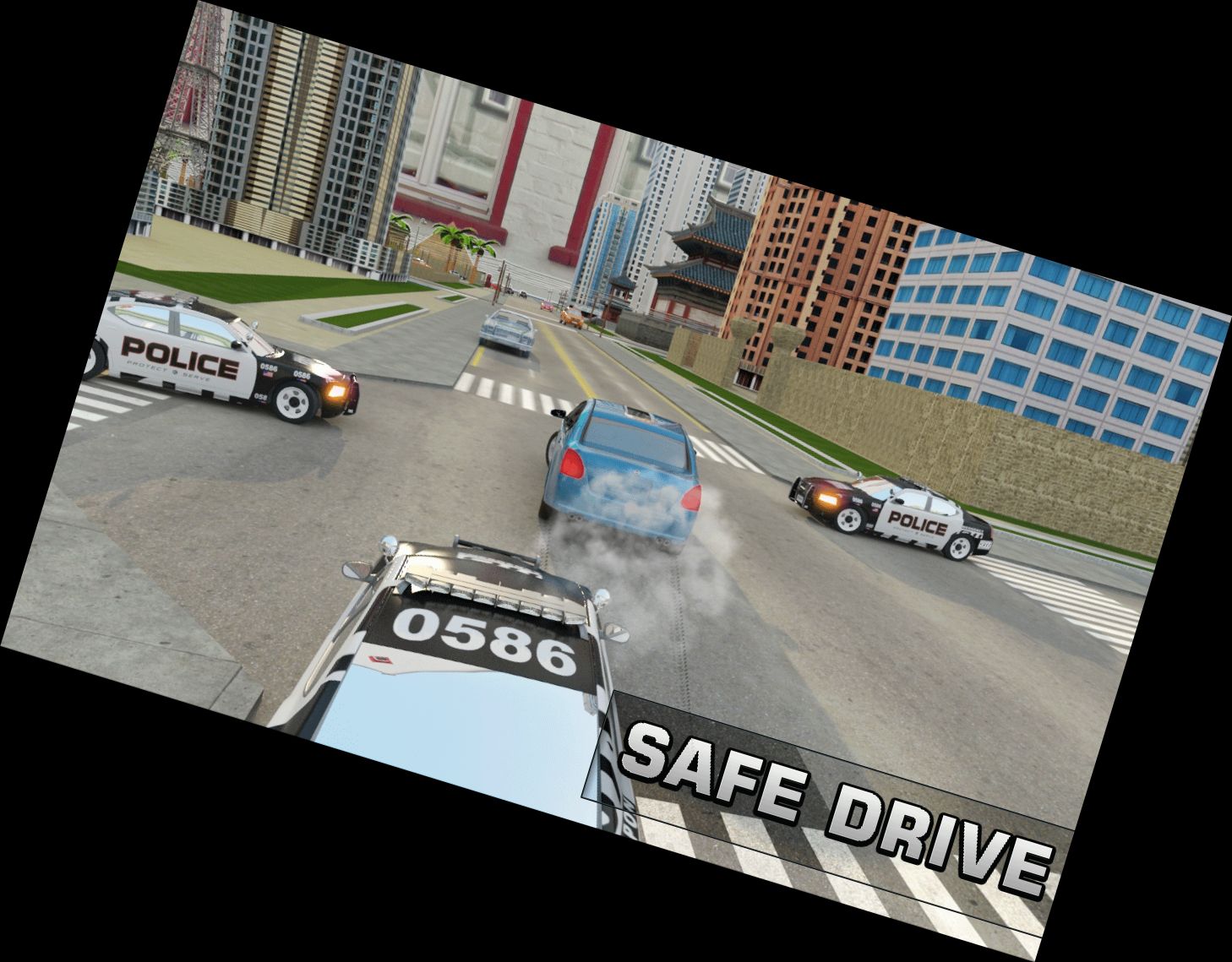 Große Stadt Verbrechen China Town Auto Mafia Ganoven