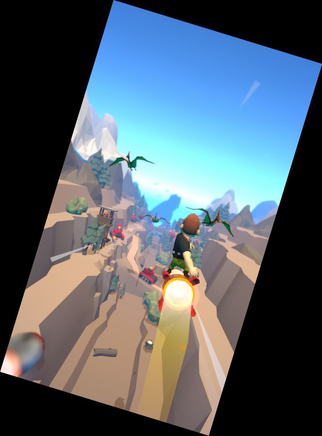 <think>
Okay, the user provided a mobile app name in English: "Rocket Rider - Rid