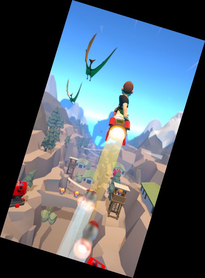 <think>
Okay, the user provided a mobile app name in English: "Rocket Rider - Rid