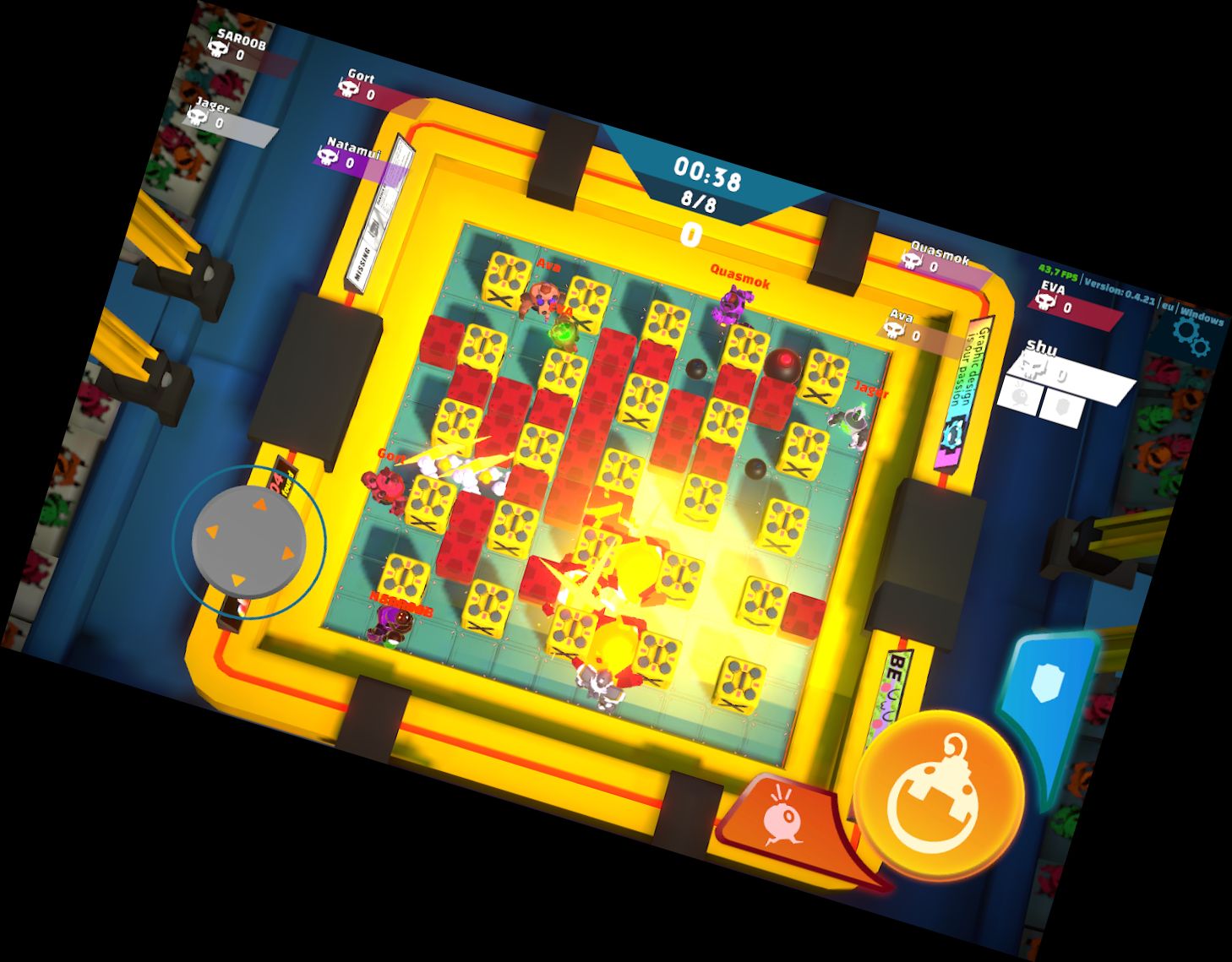 Бомбові Боти Арена - Мультіплеєр Б