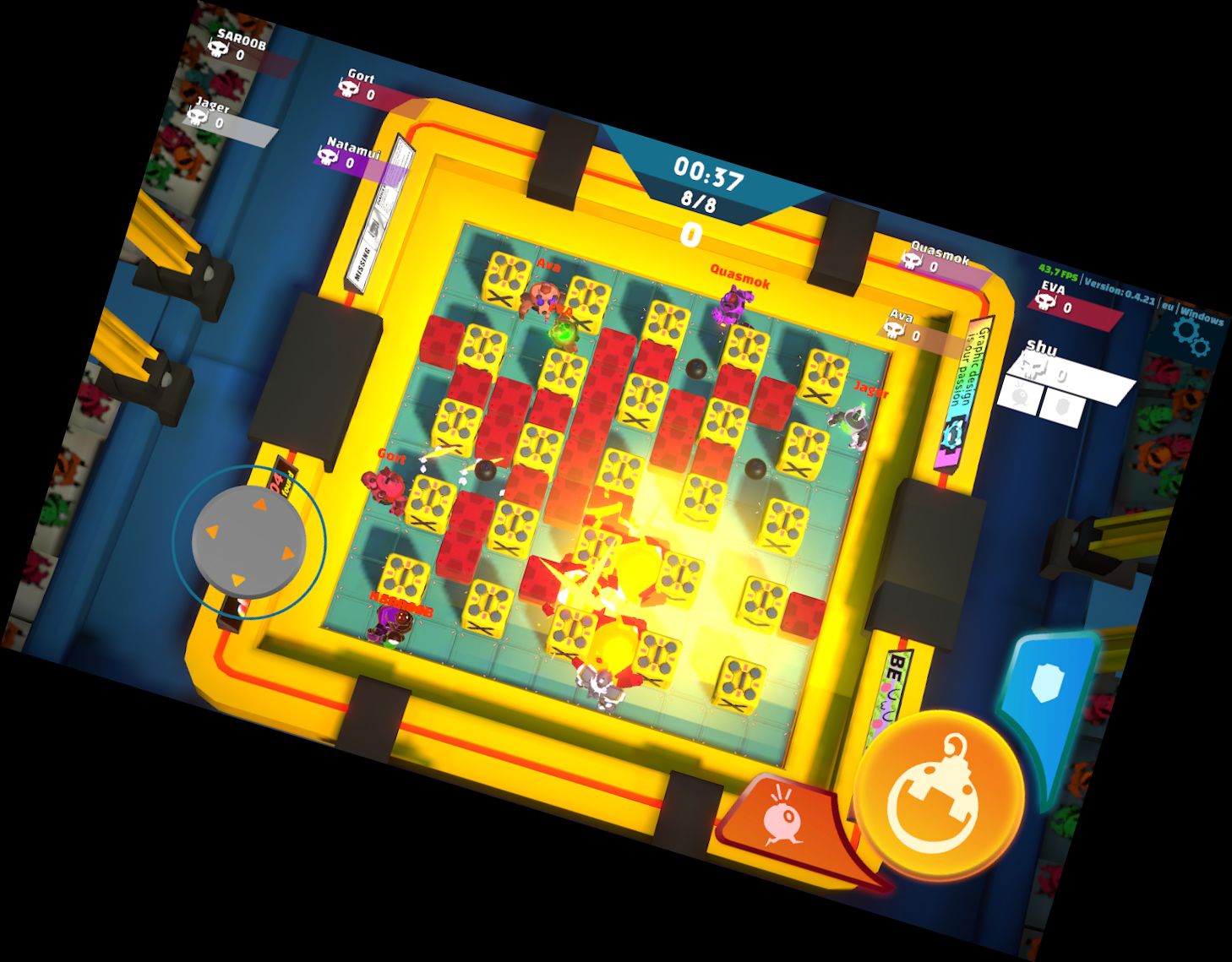 Бомбові Боти Арена - Мультіплеєр Б