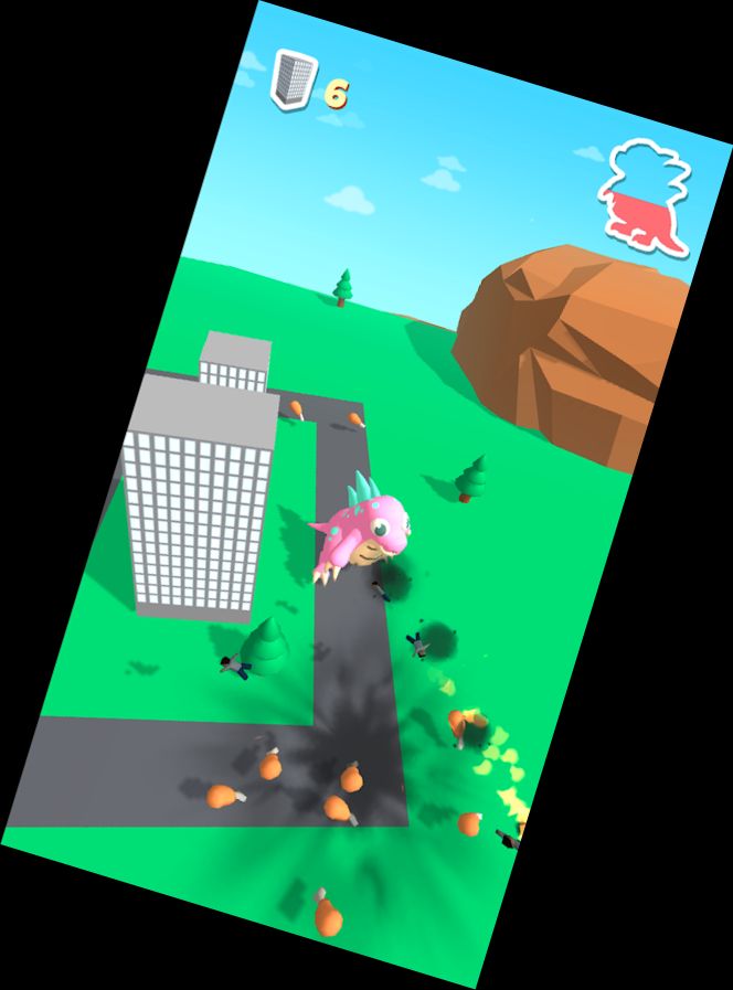 Monsterstadt Angriff