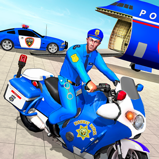 Juego de Transporte de Coche de Policía en