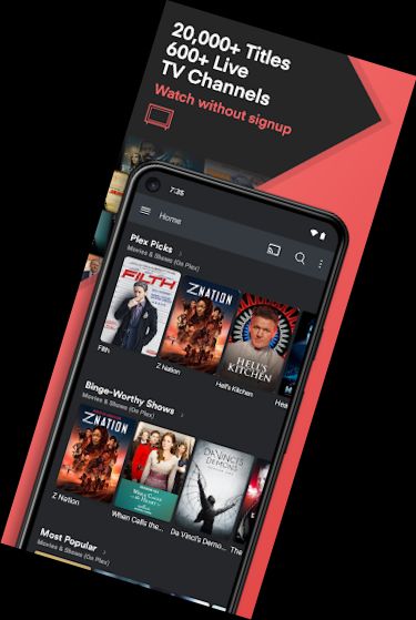 Plex: Ver películas y TV