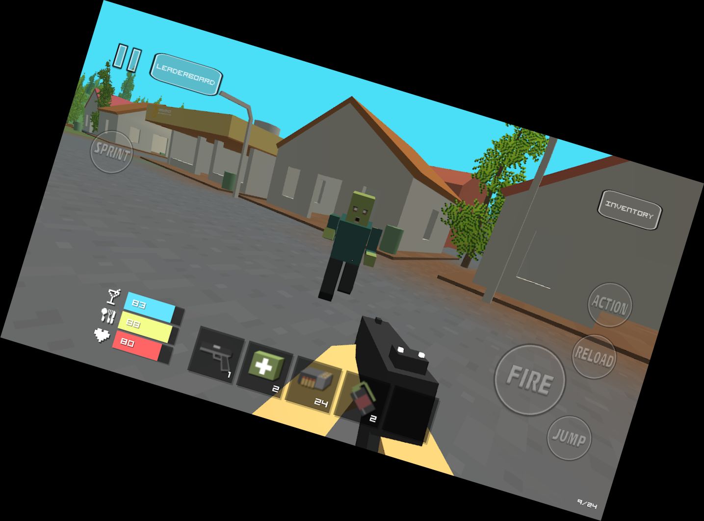 Зомбі Крафт - Стрільба