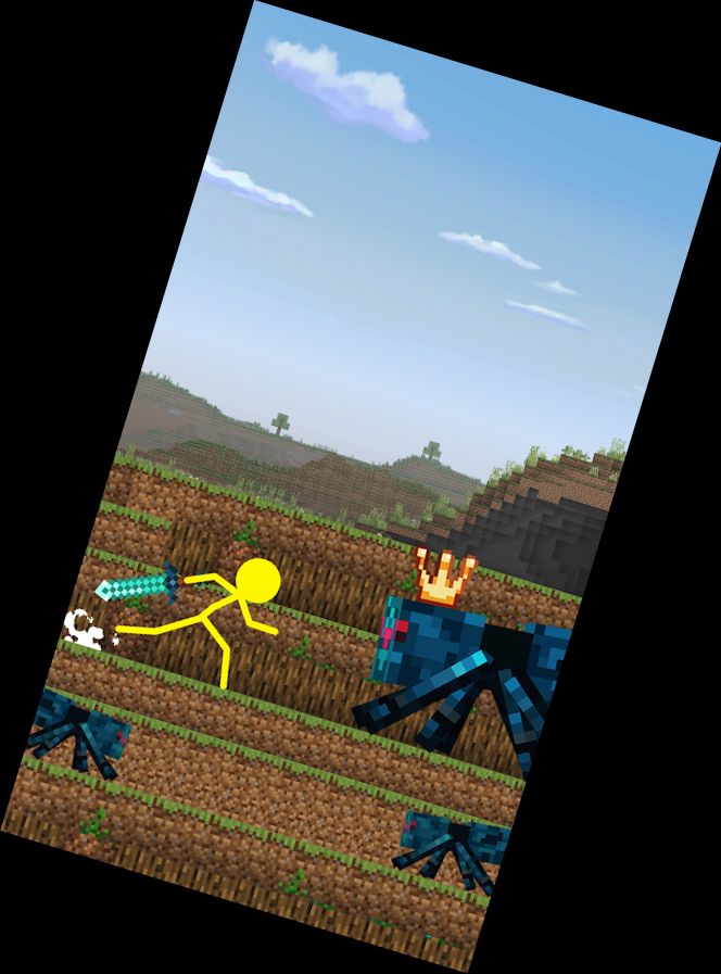 Stickman gegen Monster