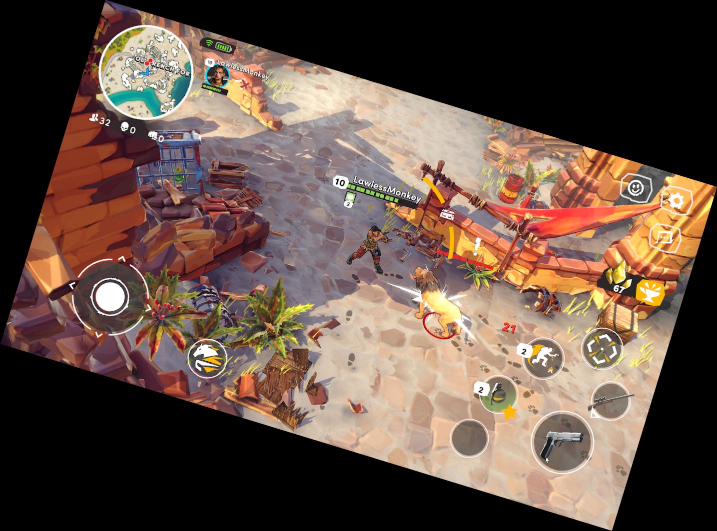 Arena Überlebende Battle Royale