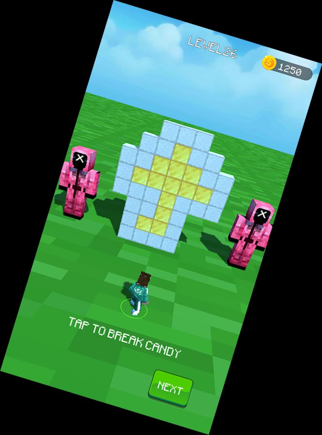 Überlebensspiel 456 Süßigkeiten