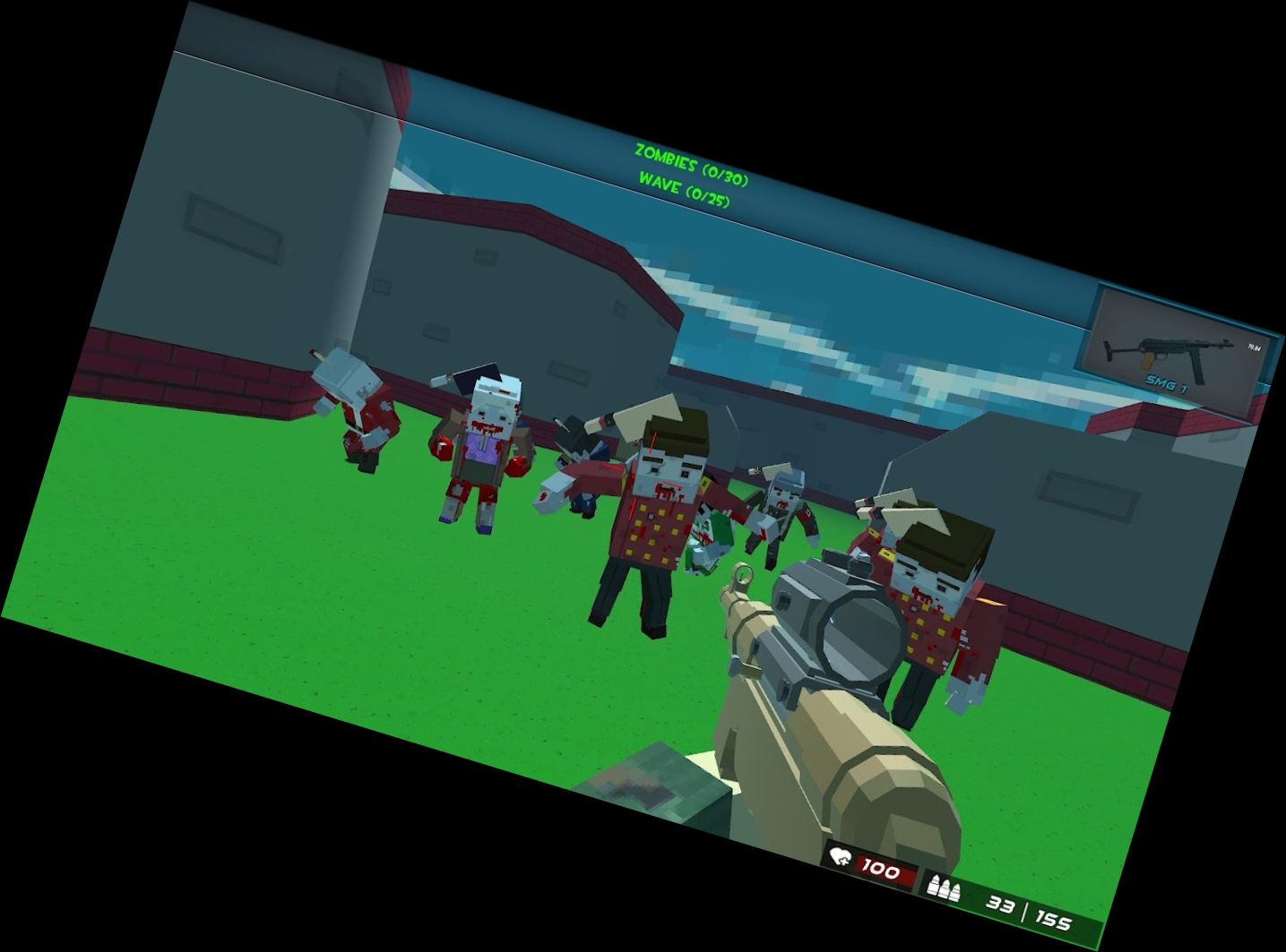 Blocky Gun Warfare Zombies