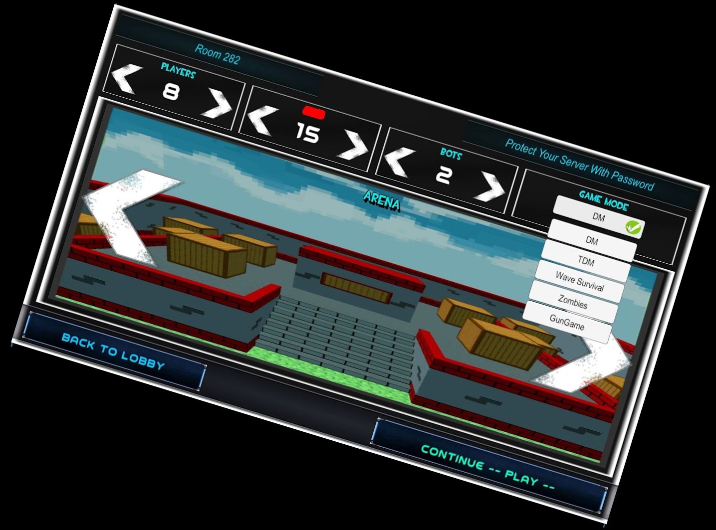 Блоковый Бой с Зомби