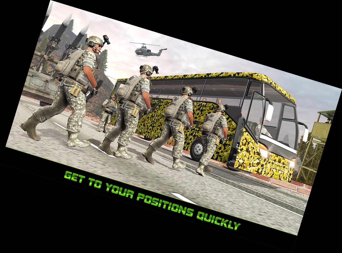 Внедорожный транспорт армейского автоб