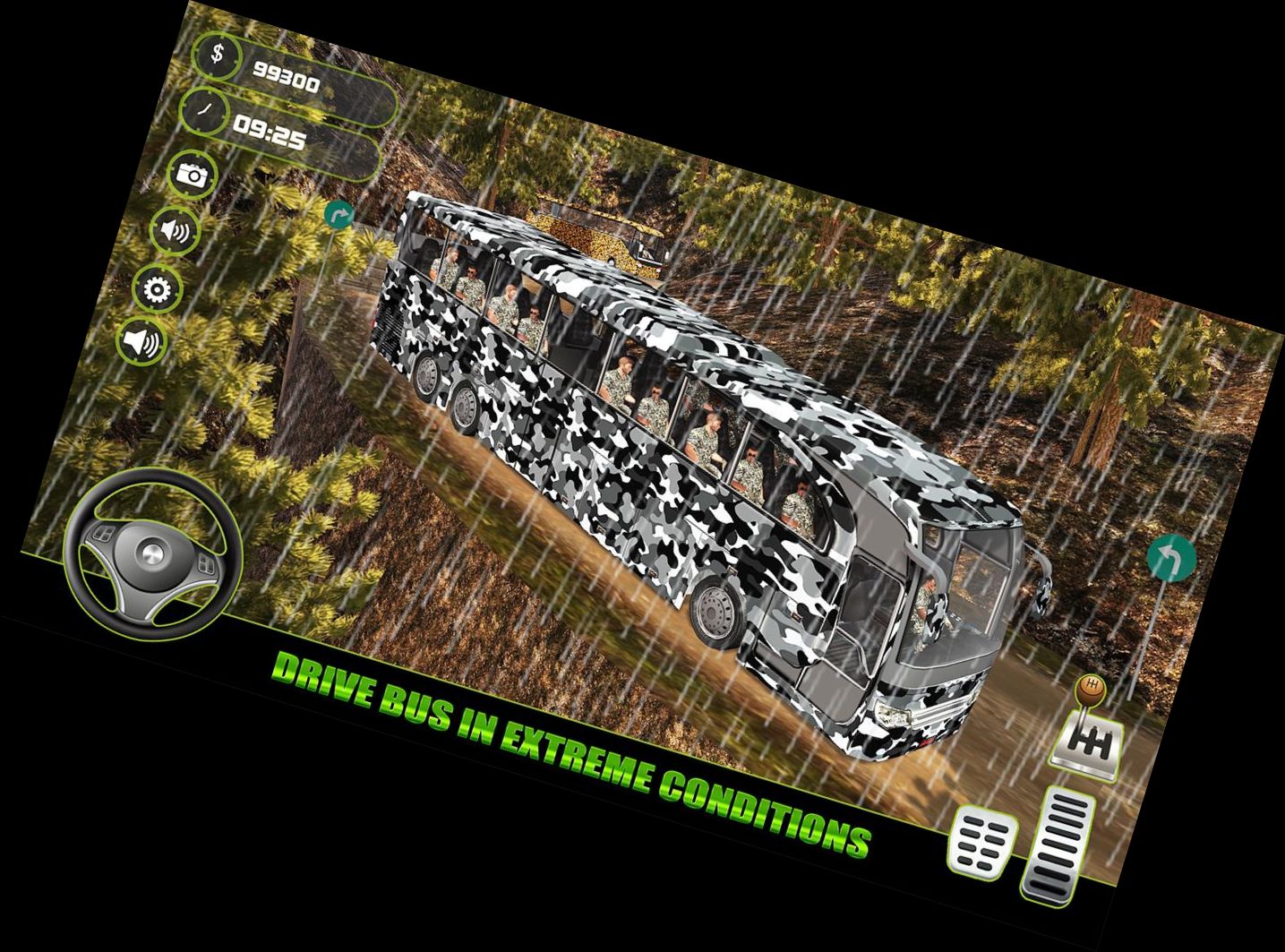 Off-Road Military Bus Cargo Transport Simulator