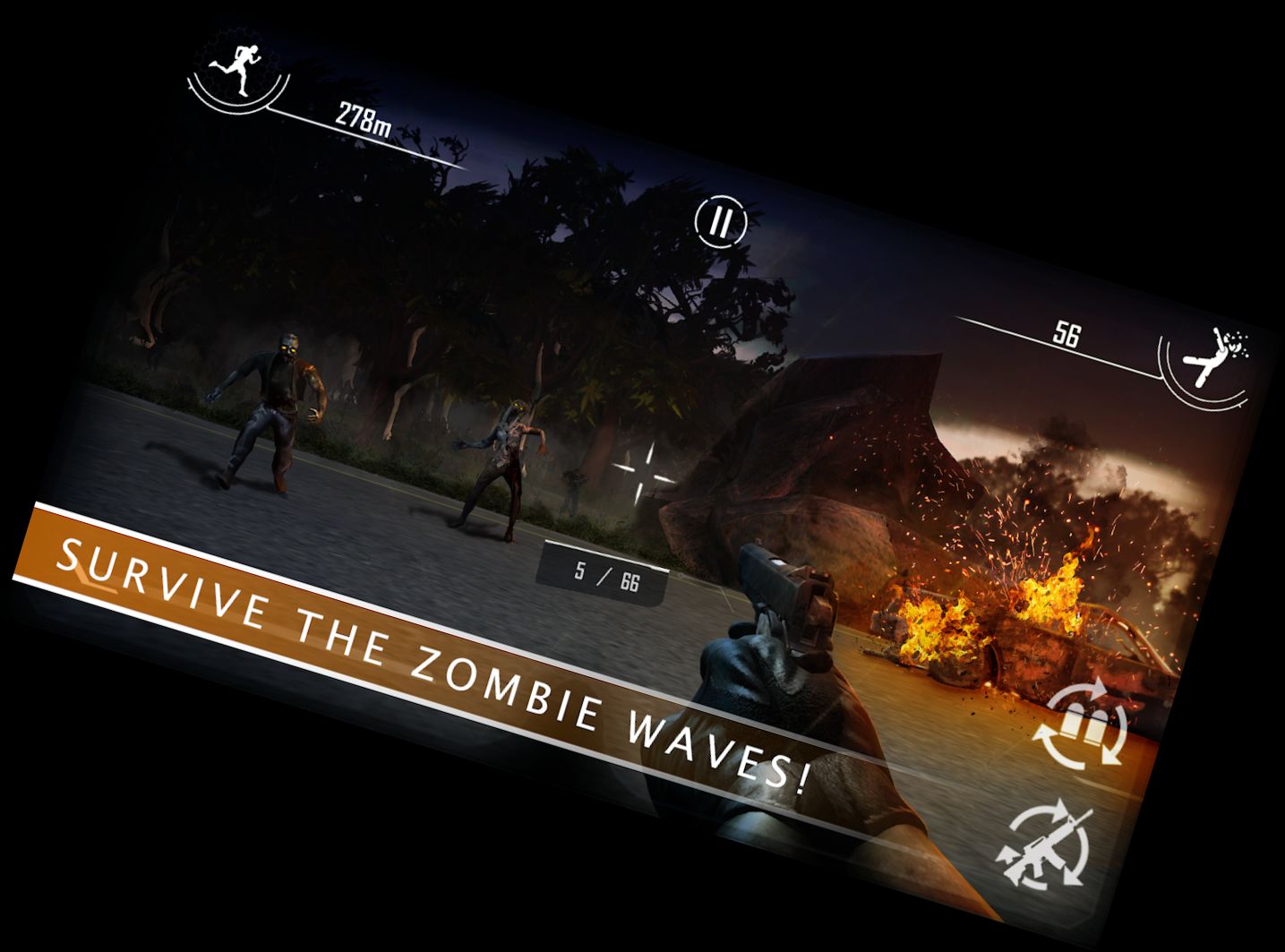 За линией зомби