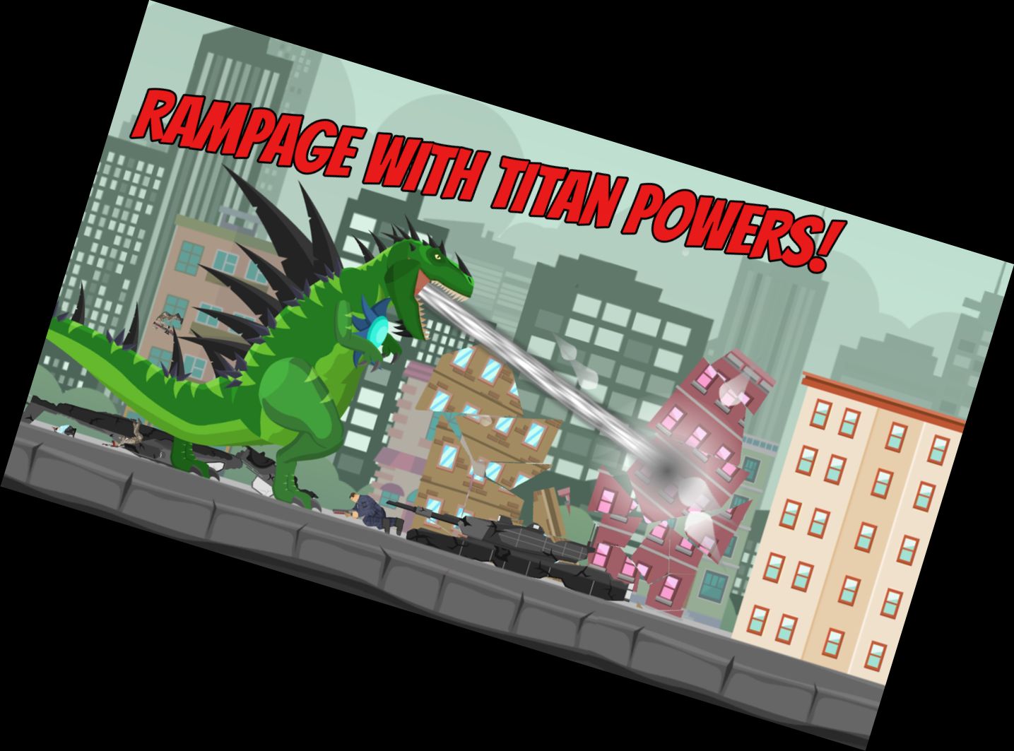 Hybrid-Titan Rex: Stadt-Zerstörung