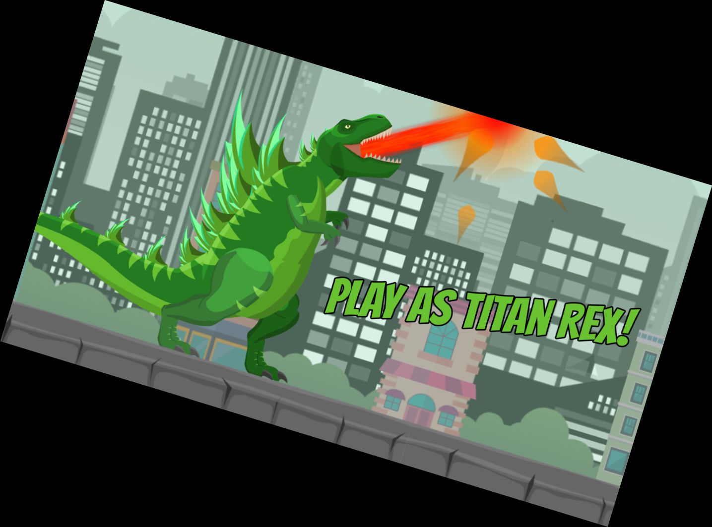 Hybrid-Titan Rex: Stadt-Zerstörung