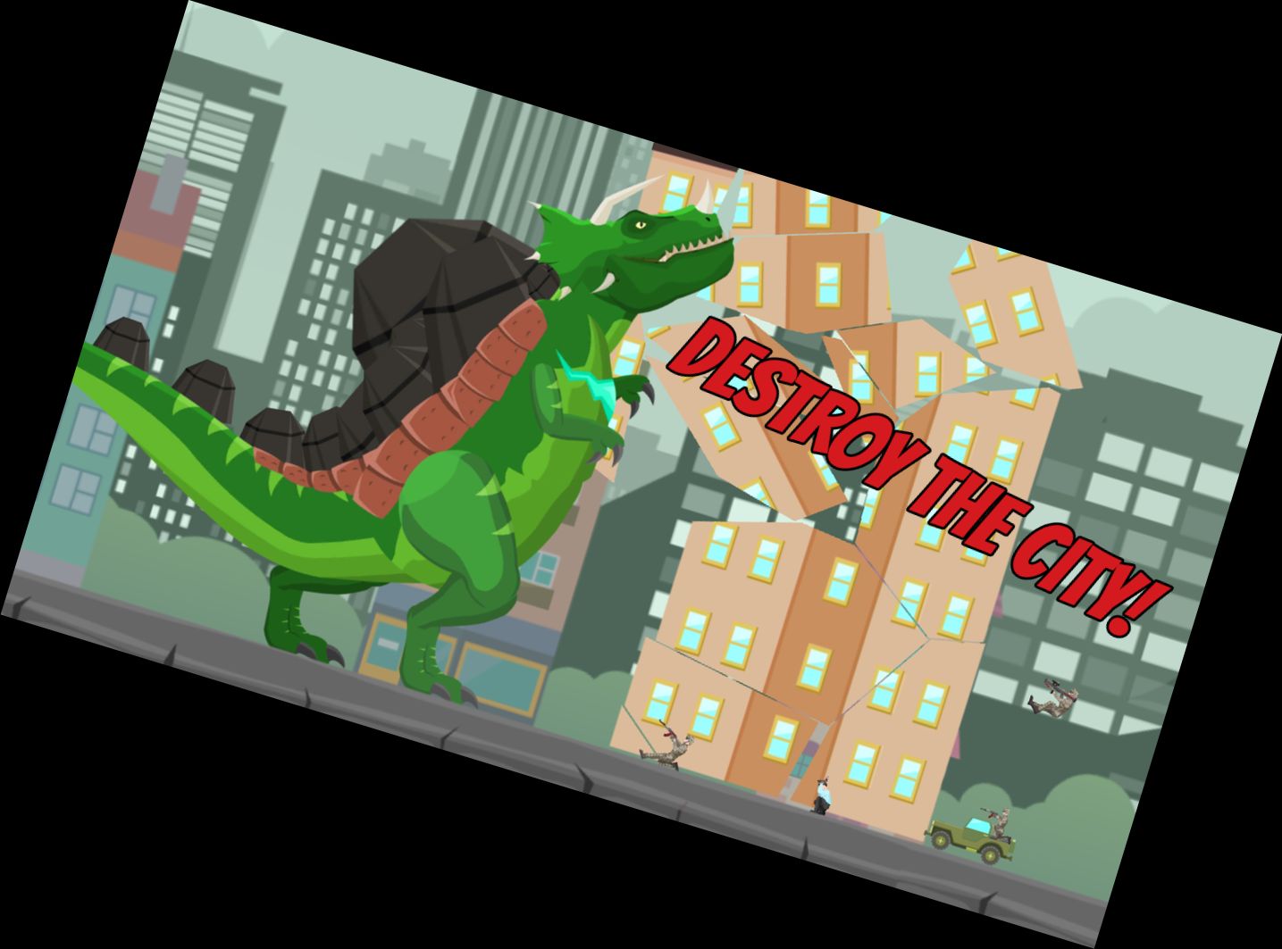 Hybrid-Titan Rex: Stadt-Zerstörung