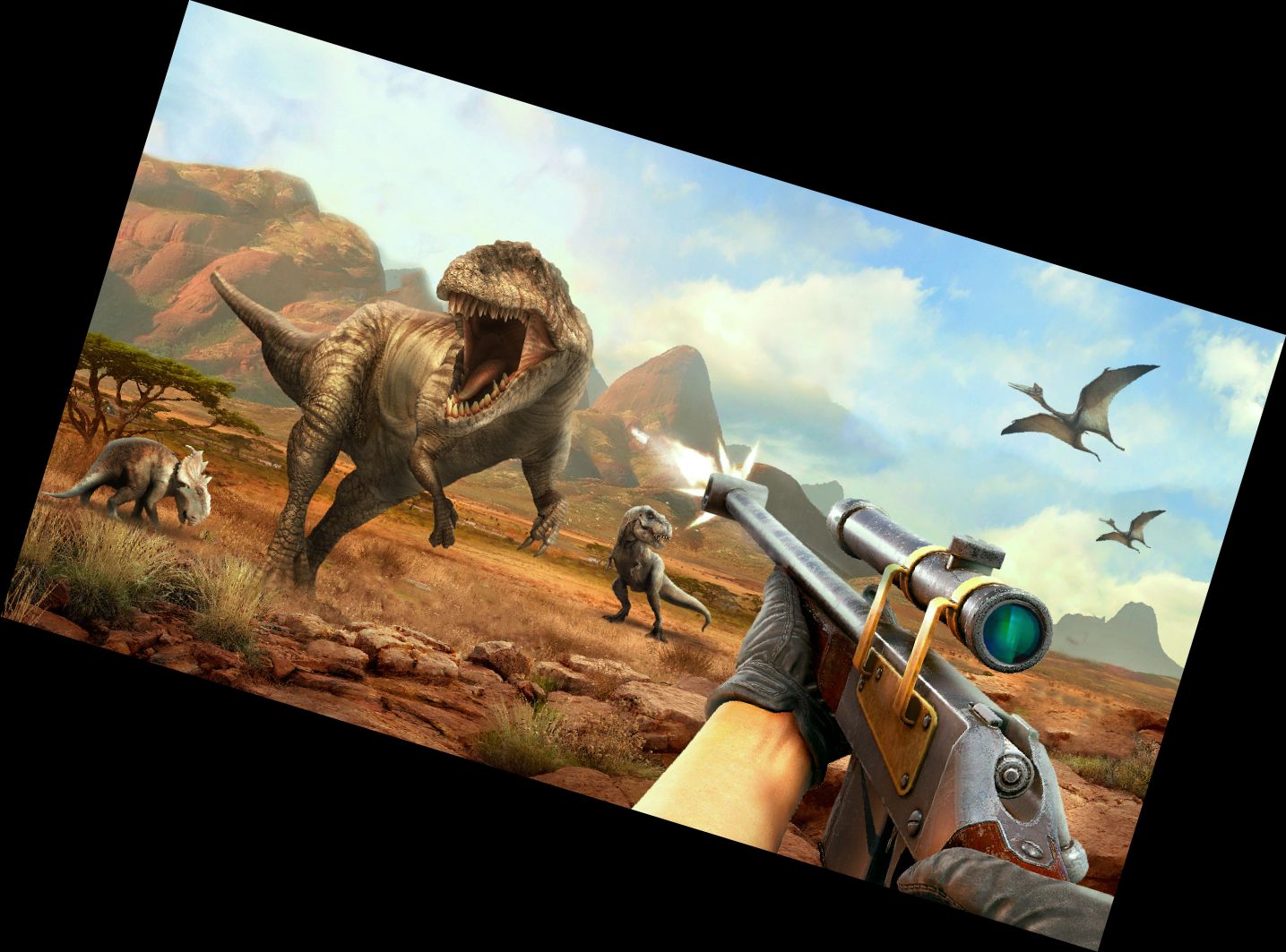 Dino Hunter Sniper Shooting Game