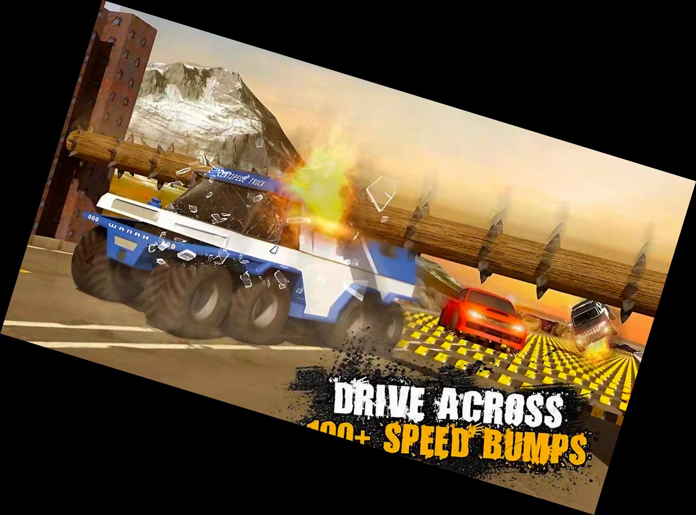 Turbo Crash Speed Ramp Racing Games