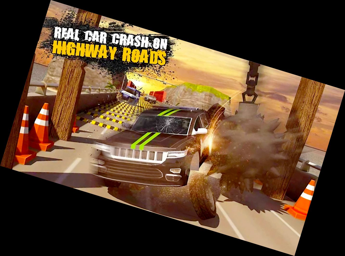 Turbo Crash Speed Ramp Racing Games