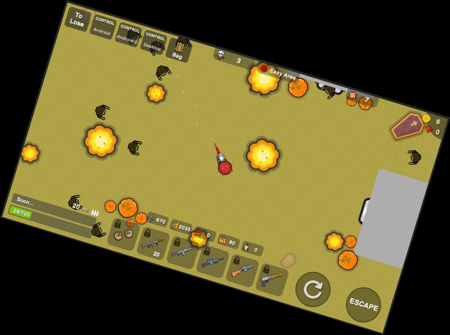 Zombie Schlacht Royale : 2D Turm