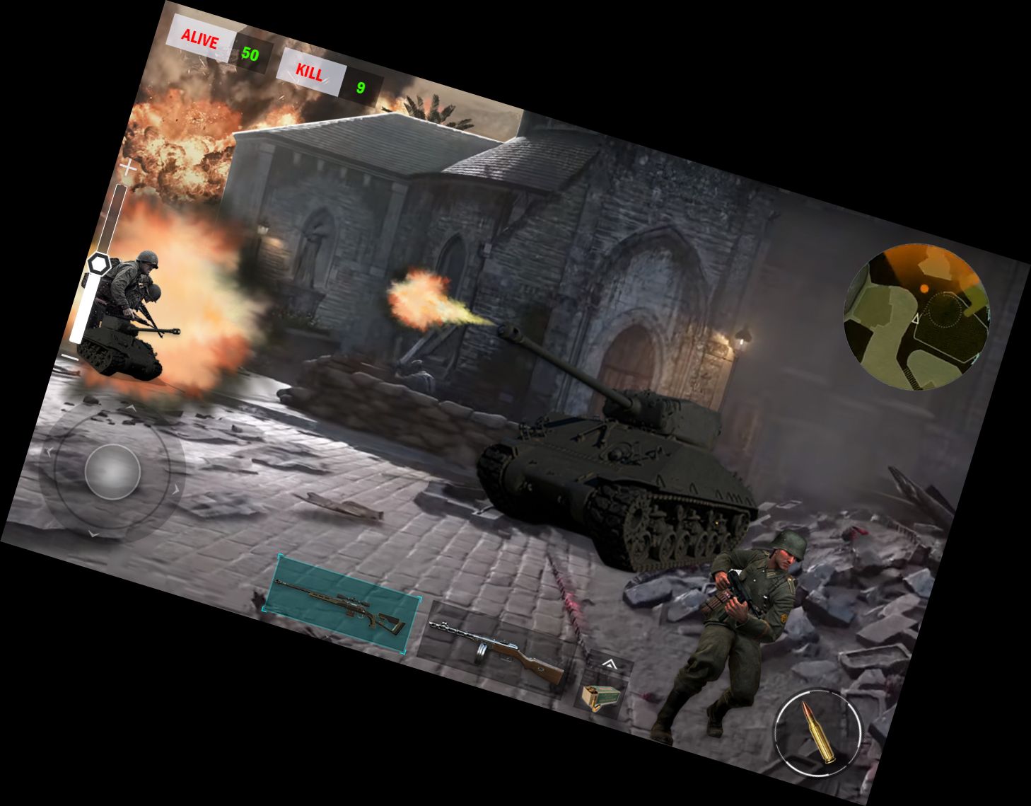 Winterhelden WW2 Waffenschießen