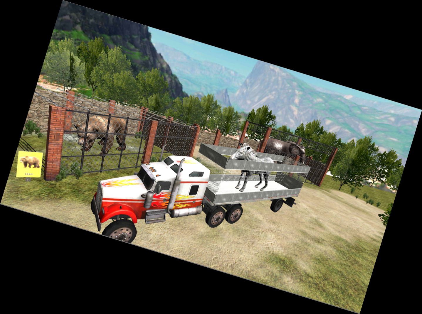 Tiertransport LKW für den Zoo